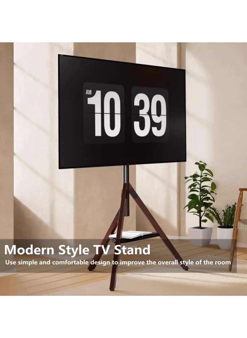 HXDream - Tripod Base Black,TV Stand,TV Mount with Adjustable Height and 180° Orientation,Fits 32-75 inch TV or Monitor,Suitable for Conference Rooms, Office Areas, Living Rooms, Dining Rooms, Bedrooms - Image 1