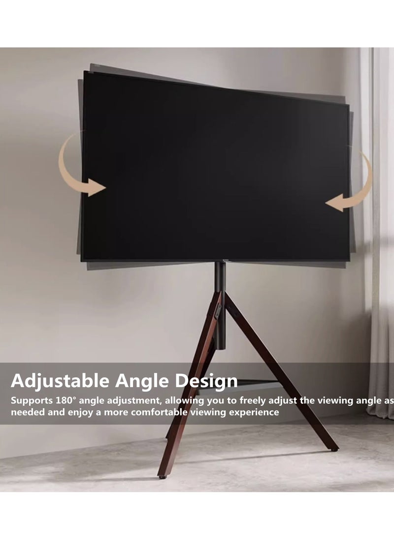 HXDream - Tripod Base Black,TV Stand,TV Mount with Adjustable Height and 180° Orientation,Fits 32-75 inch TV or Monitor,Suitable for Conference Rooms, Office Areas, Living Rooms, Dining Rooms, Bedrooms - Image 1