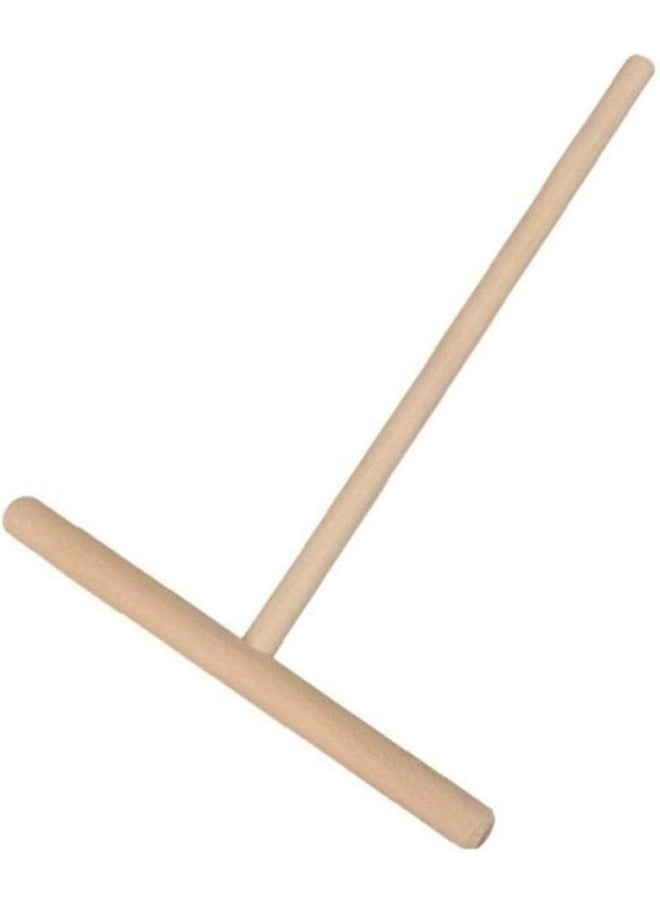 silvercnc - 2 Pcs Wooden Crepe Maker Pancake Batter Spreader Stick Kitchen Cooking Utensils Tools for Restaurant Canteen Specially Supplies - Image 1