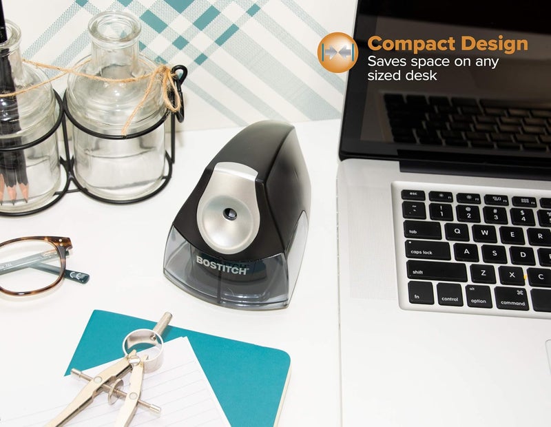 Bostitch Personal Electric Pencil Sharpener with HHC Cutter Technology and High Capacity Tray - Image 5