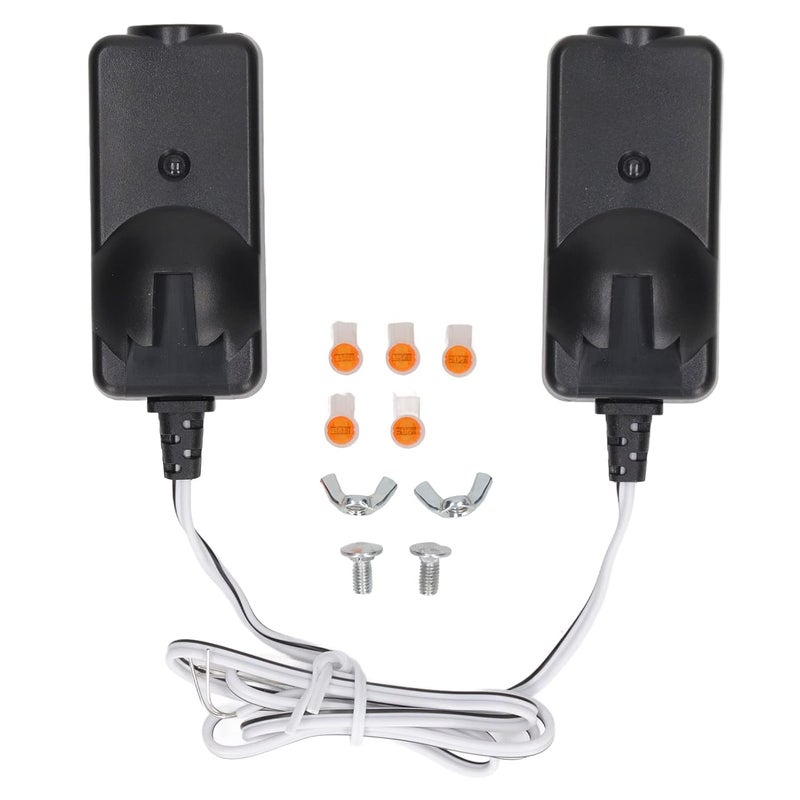 Safety Sensor Kit 41A5034, Garage Door Sensor Safety Kit,Garage Sensitive Compact Door Opener Infrared Sensor Kit for Liftmaster DC5‑6V - Image 1