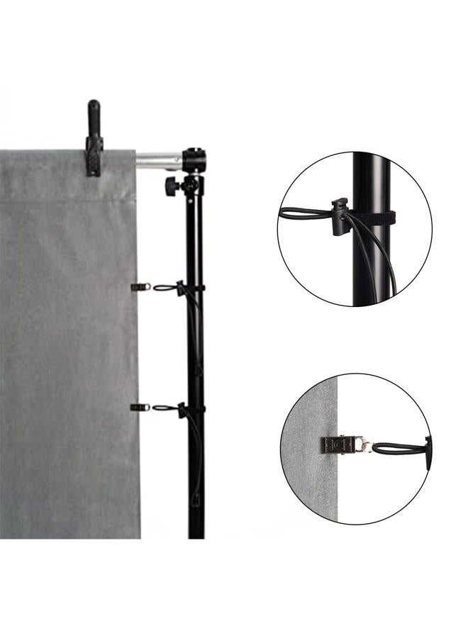 VinylBDS Background Backdrop Clips Clamps Holder for Photo Video Studio,36 Pack,Black - Image 2