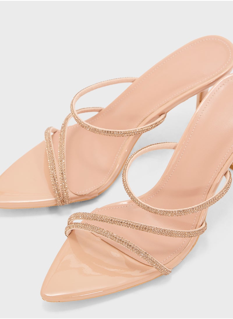 Ella Limited Edition Pointed Toe Heeled Sandal  - Image 4