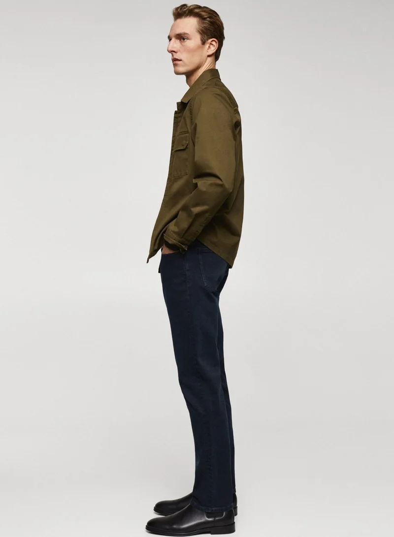 Mango Man Slim Fit Rinse Wash Jeans
