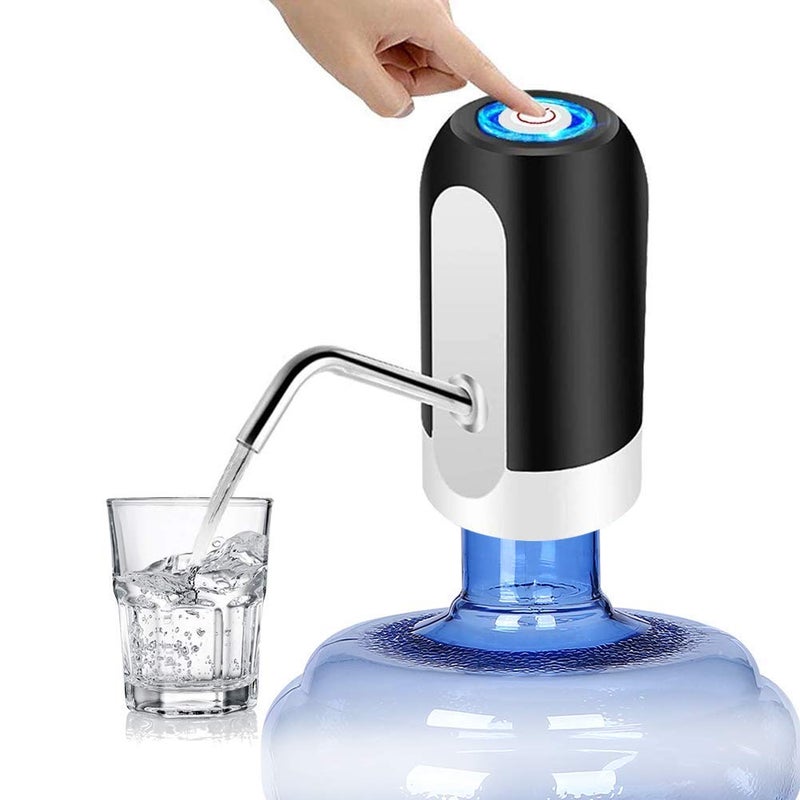 RUBS Automatic Wireless Switch Rechargeable Dispenser with Portable USB Charging for 20 L Bottle Can Silicon - Image 1