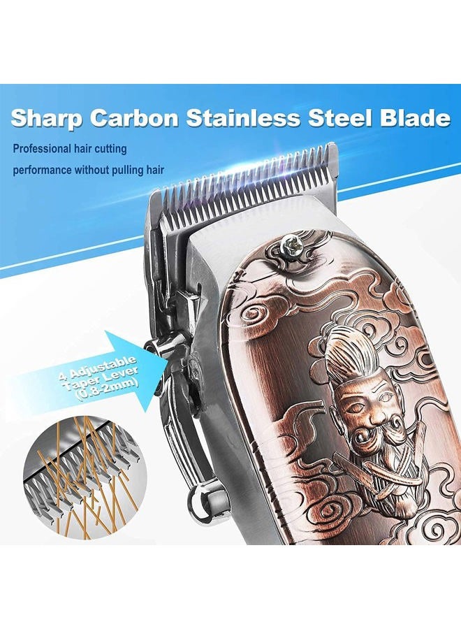 Suttik Hair Clippers and Trimmers Set, Professional Cordless Barber Clippers for Hair Cutting, Wireless Clippers for Men, Beard Trimmer Hair Cutting Kit with Close Cutting Trimmer, Gift for Men - Image 2