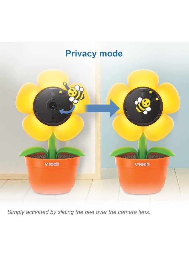 VTech RM9751 Yellow Daisy Smart Wi-Fi Baby Camera - Image 5