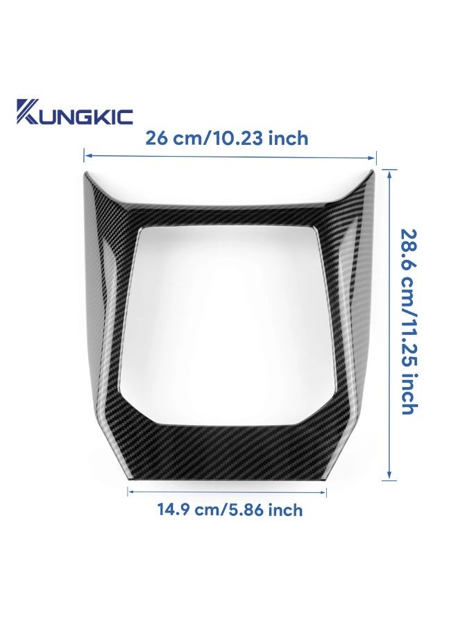 KUNGKIC For BMW X3 G45 X3 M50 2025 2026 Car Center Console Gear Shift Panel Cover ABS Carbon Fiber Trim Frame Cover Sticker - Image 5