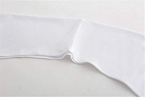 WoLover Women Cooling Shawl Arm Sleeve with Finger Hole, Comfortable & Breathable, Anti-UV, Ladies Sun Protection Cooler Shrug (White) - Image 3