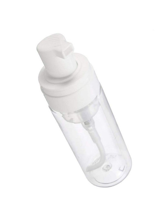 UTENEW 2-Piece Plastic Foamer Bottle Clear Pump Dispenser Mini Travel Size Foaming Soap Face Wash 1.7 Oz, No Leaks!  - Image 5
