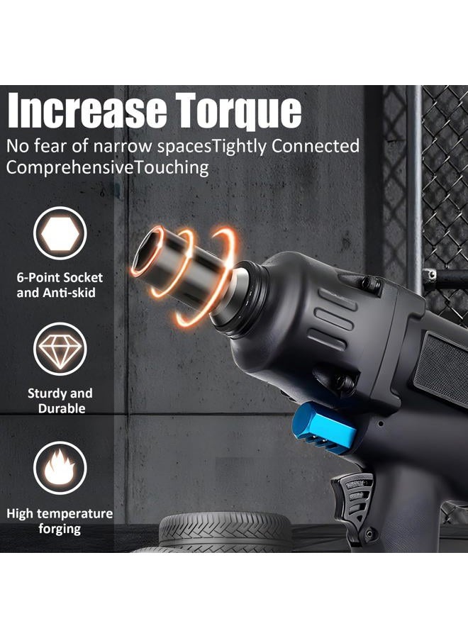 TONYNOL 3/4 Inch Drive Deep Impact Socket Set,6-Point,SAE Sizes(1“-2”),14 PCS,Cr-Mo Steel,Heavy Duty Impact Sockets for Automotive & Industrial Machinery,With a Storage Case - Image 3