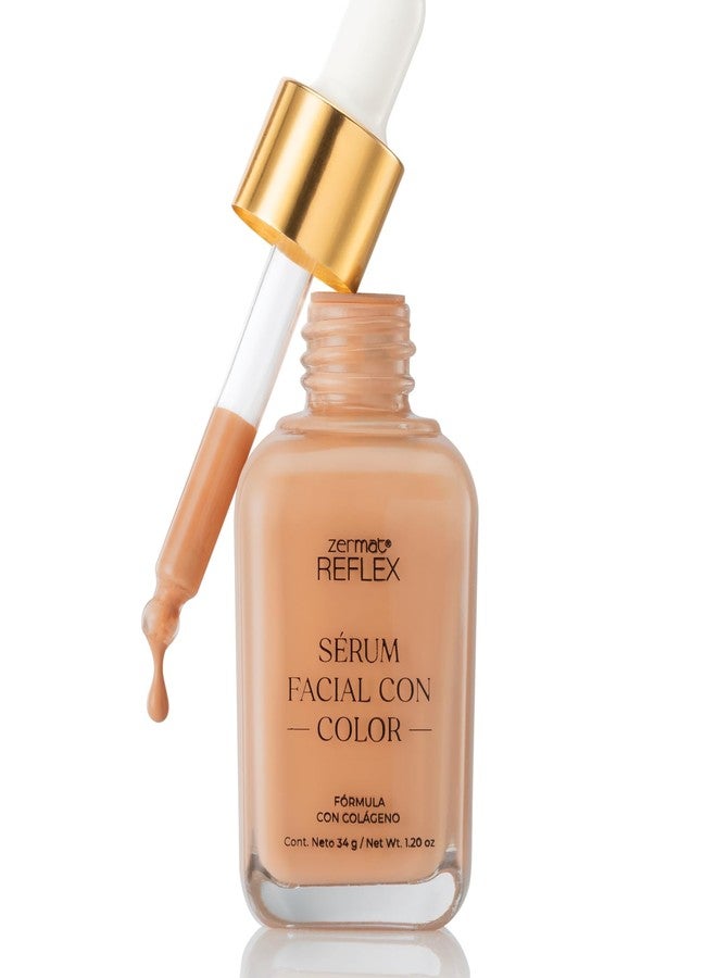 Zermat Eleganzza Reflex, Macadamia Facial Serum with Color, 1.20 Oz. - Image 1