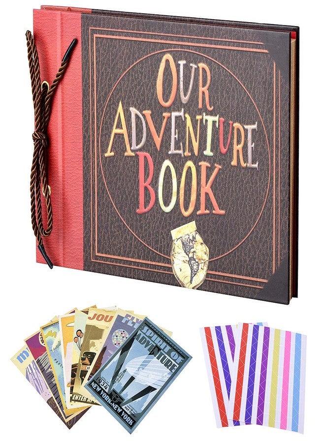 LINKEDWIN Up Scrapbook Photo Album, 3D Our Adventure Book, Wedding Guestbook, Bridal Shower, 11.6 x 7.5 inches, 80 Pages - Image 4