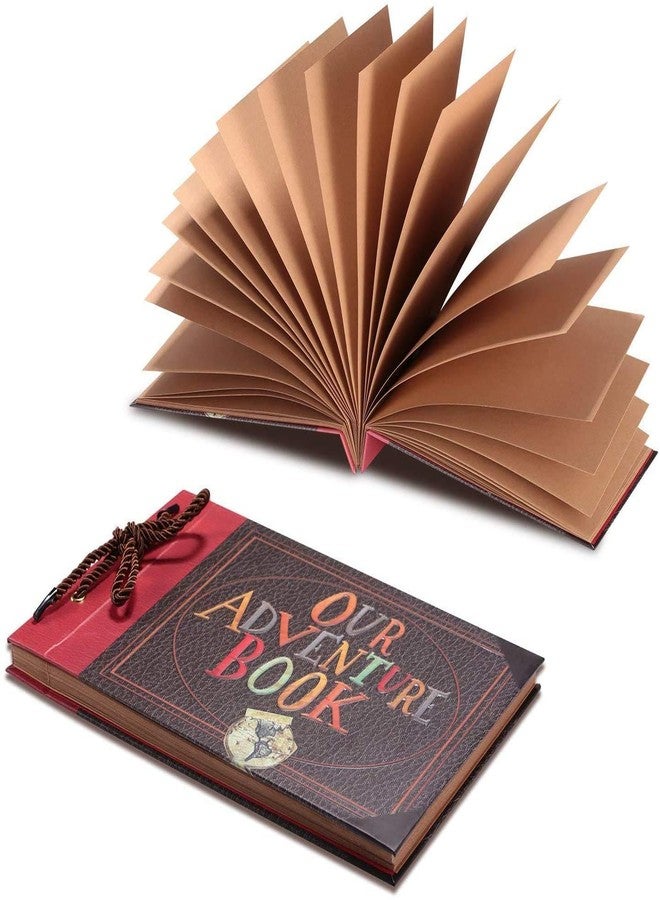 LINKEDWIN Up Scrapbook Photo Album, 3D Our Adventure Book, Wedding Guestbook, Bridal Shower, 11.6 x 7.5 inches, 80 Pages - Image 2