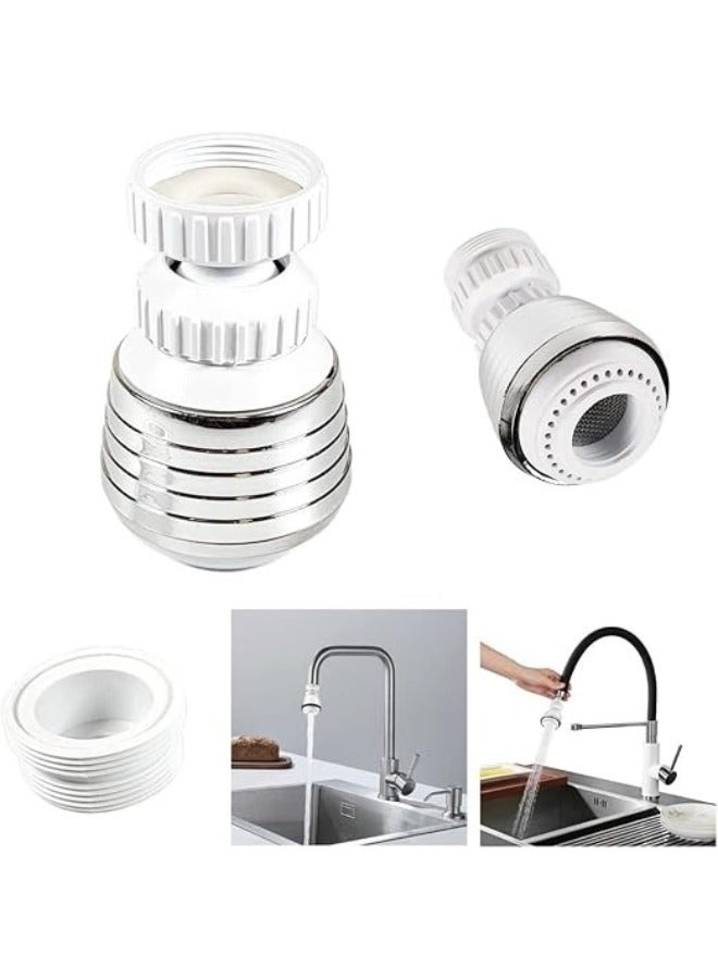 360° Rotating Faucet with Dual Spray Modes Water-Saving Tap Attachment for Kitchen and Bathroom - Image 1