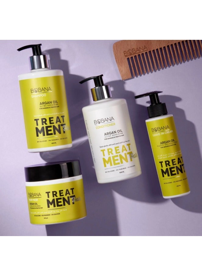 BOBANA Argan Oil Hair Mask - (500g) - Ultra-Repairing Deep Treatment for Dry & Damaged Hair - Image 5