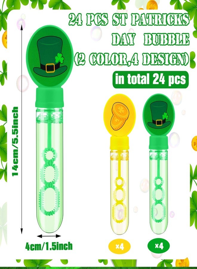 Seenelling 24 Pack St Patricks Day Bubble Wands Saint Patricks Day Party Favors Irish Theme Party Supplies Irish Theme Birthday Bag Stuffers Supplies Decorations Goodie Bag Stuffers - Image 2