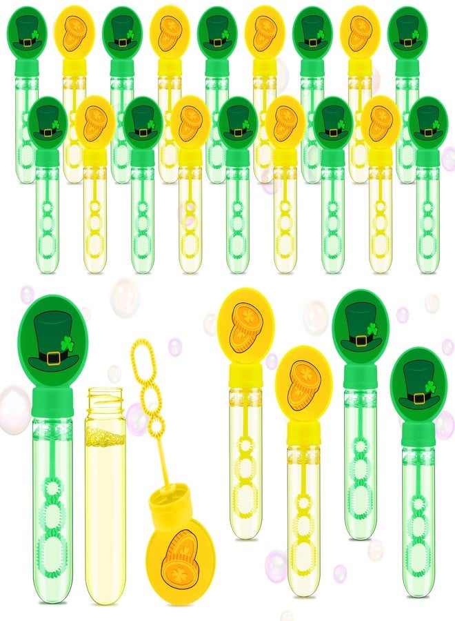 Seenelling 24 Pack St Patricks Day Bubble Wands Saint Patricks Day Party Favors Irish Theme Party Supplies Irish Theme Birthday Bag Stuffers Supplies Decorations Goodie Bag Stuffers - Image 1