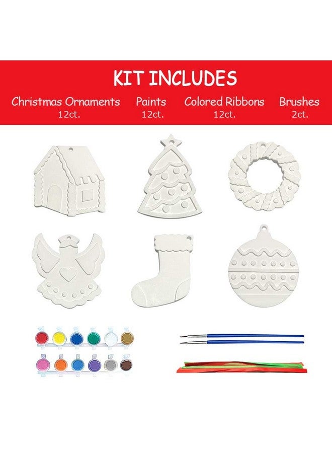 أورينتال شيري حرف يدوية لعيد الميلاد للأطفال - مجموعات زينة شجرة عيد الميلاد المصنوعة يدويًا من الراتنج (تتضمن فرش الرسم) - حشو الجوارب، زينة عيد الميلاد المصنوعة يدويًا للأطفال الصغار والفتيات والأولاد من سن 3 إلى 5 سنوات و4 إلى 8 سنوات و8 إلى 12 سنة - Image 2