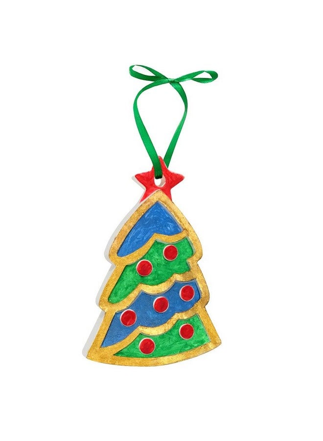 أورينتال شيري حرف يدوية لعيد الميلاد للأطفال - مجموعات زينة شجرة عيد الميلاد المصنوعة يدويًا من الراتنج (تتضمن فرش الرسم) - حشو الجوارب، زينة عيد الميلاد المصنوعة يدويًا للأطفال الصغار والفتيات والأولاد من سن 3 إلى 5 سنوات و4 إلى 8 سنوات و8 إلى 12 سنة - Image 4