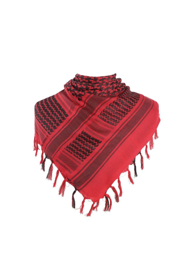 Cotton Wild Desert Scarf Neck Hood Neck Scarf Men's And Women's Arabian Tassel Scarf Desert Wrap - Image 1