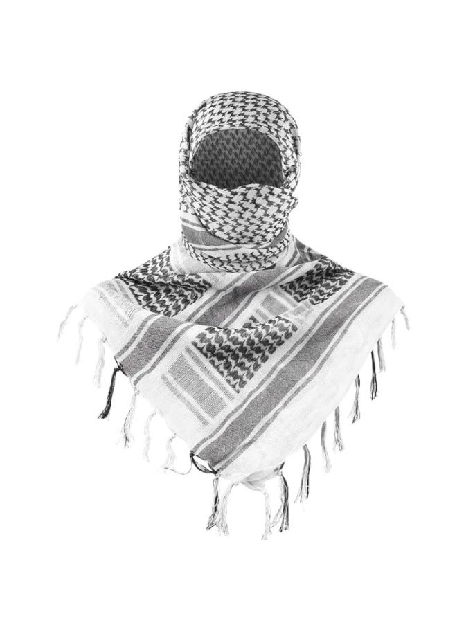 Cotton Wild Desert Scarf Neck Hood Neck Scarf Men's And Women's Arabian Tassel Scarf Desert Wrap - Image 5