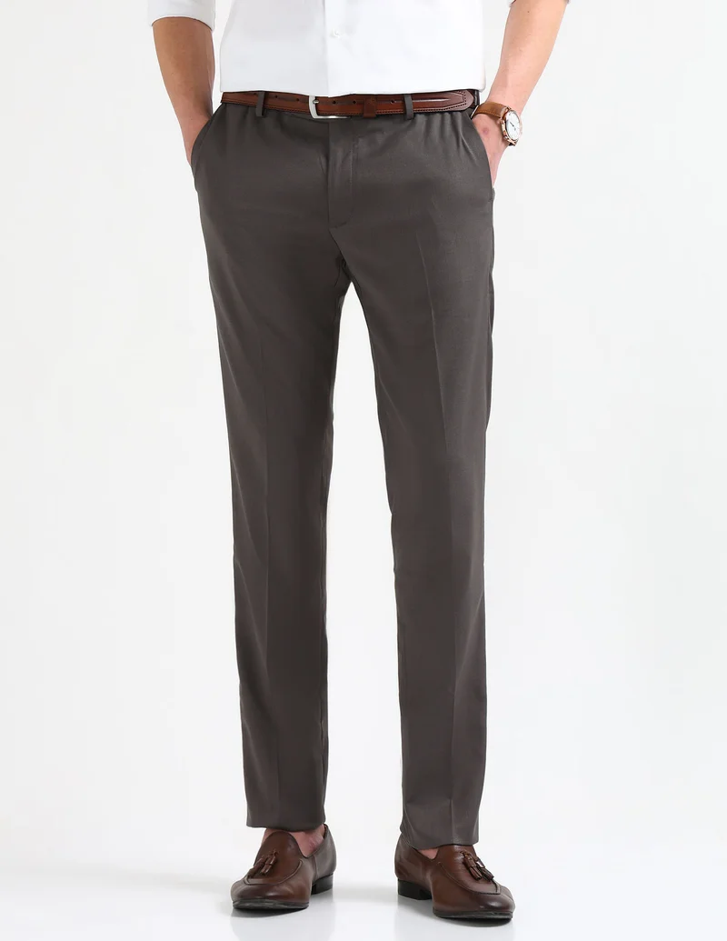 Arrow Textured Dobby Trousers