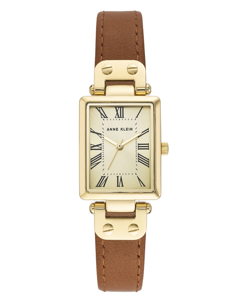 Anne Klein Womens Leather Strap Watch AK3752 - Image 3