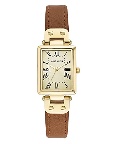 Anne Klein Womens Leather Strap Watch AK3752 - Image 1