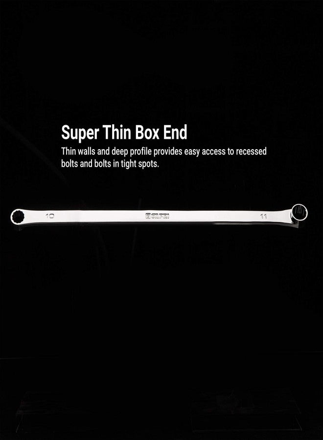 Capri Tools 1/4 x 5/16 in. 0 Degree Offset Extra Long Box End Wrench (CP11800-14516) - Image 2