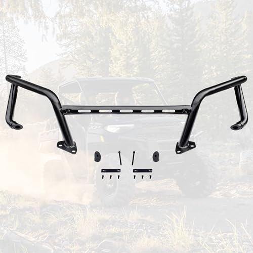 SAUTVS Ranger XP 1000 Front Bumper, Front Brush Guard Bumper Protector for 2018-2024 Polaris Ranger XP 1000 / Crew XP 1000 / Ranger 1000 / Ranger 1000 XP Accessories (Replace #2882531) - Image 3