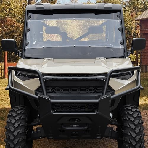 SAUTVS Ranger XP 1000 Front Bumper, Front Brush Guard Bumper Protector for 2018-2024 Polaris Ranger XP 1000 / Crew XP 1000 / Ranger 1000 / Ranger 1000 XP Accessories (Replace #2882531) - Image 2