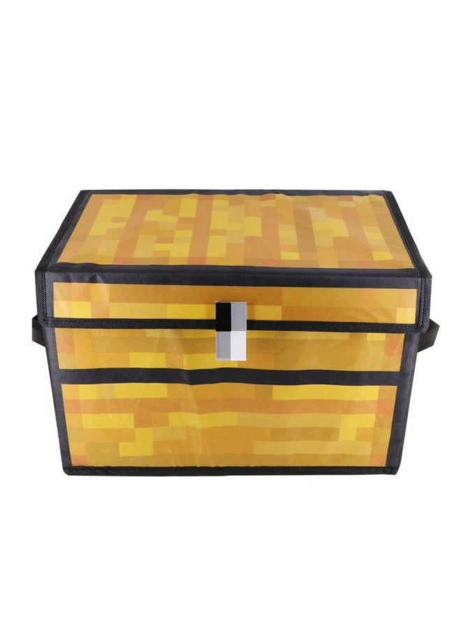 Generic Minecraft Chest Storage Box Toolbox Yellow Storage Box Furniture Supplies  - Image 1