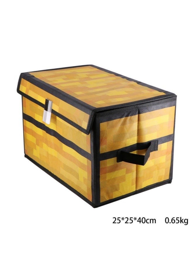 Generic Minecraft Chest Storage Box Toolbox Yellow Storage Box Furniture Supplies  - Image 2