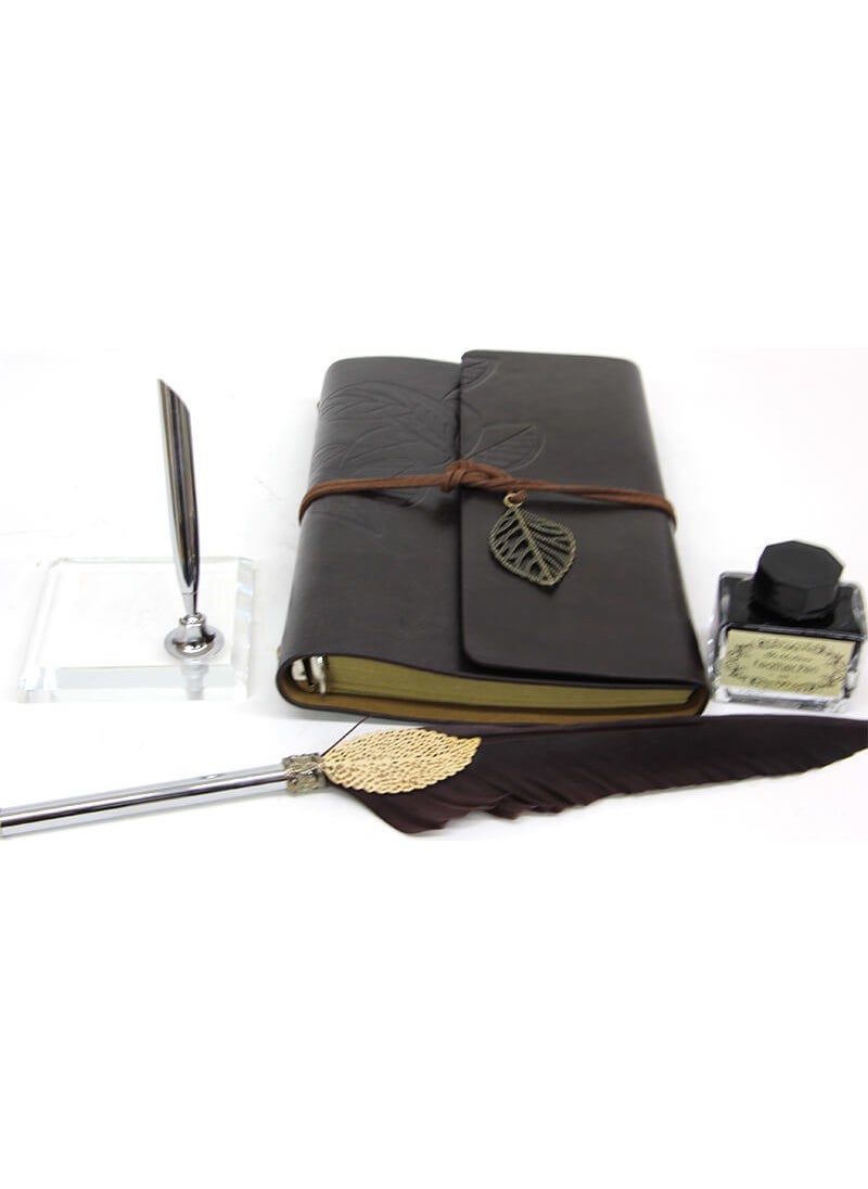 Gunes Outdoor Divit Inkwell Notebook and Feather Pen Set - pzsku/Z267460E84006E320F941Z/45/_/1730643199/e6f5cc63-9e94-4879-a106-804e0d46f6b6