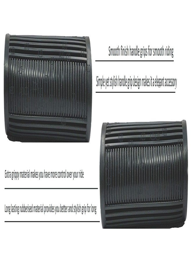 A2D؟ 464. DH2 غطاء مقابض دراجة مريح للركوب، مصنوع من المطاط، بتقنية الضغط الإبري، لون أسود، طقم من قطعتين، لدراجة باجاج أفنجر 220 DTS-i - Image 4