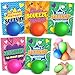 Letapapa Valentines Day Cards for Kids School 28 Pack Valentines Day Cards with Stretchy Balls for Kids Classroom Valentine Gift Exchange Valentines Party Favors Prizes for Boys Girls - Image 2