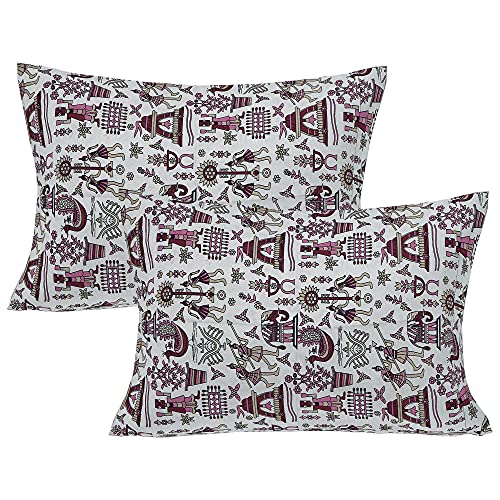 Braise Premium | King Size |100% Pure Cotton | Double Bedsheet with 2 Pillow Covers (Shades of Pink) - Image 2