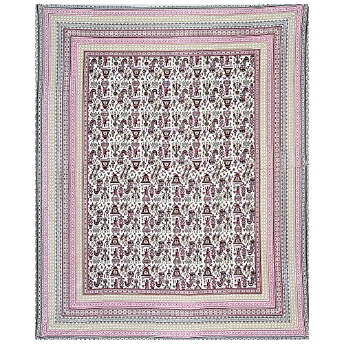 Braise Premium | King Size |100% Pure Cotton | Double Bedsheet with 2 Pillow Covers (Shades of Pink) - Image 3