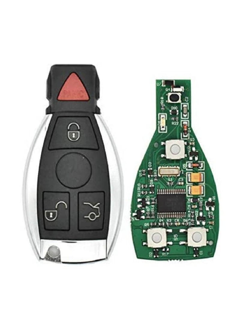 althiqahkey 3+1 Button Smart Remote Key 433mhz fob for Mercedes Benz after 2000+ NEC&BGA replace NEC Chip with logo  - Image 1