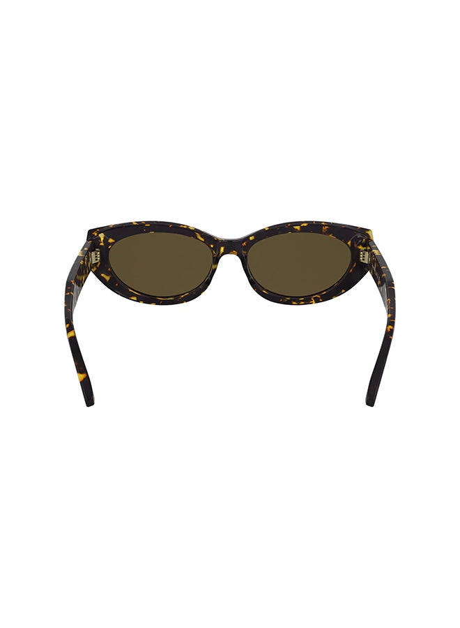 CALVIN KLEIN نظارات شمسية كاملة الإطار من أسيتات كالفن كلاين Ck25502S N 5417 (240) هافانا - Image 3