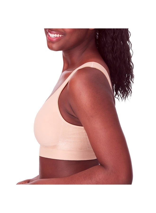 Bali Womens Comfort Revolution Wireless Bra, Seamless 2-ply Cups, Comfortflex Fit Bras, Nude, X-Large US - Image 2