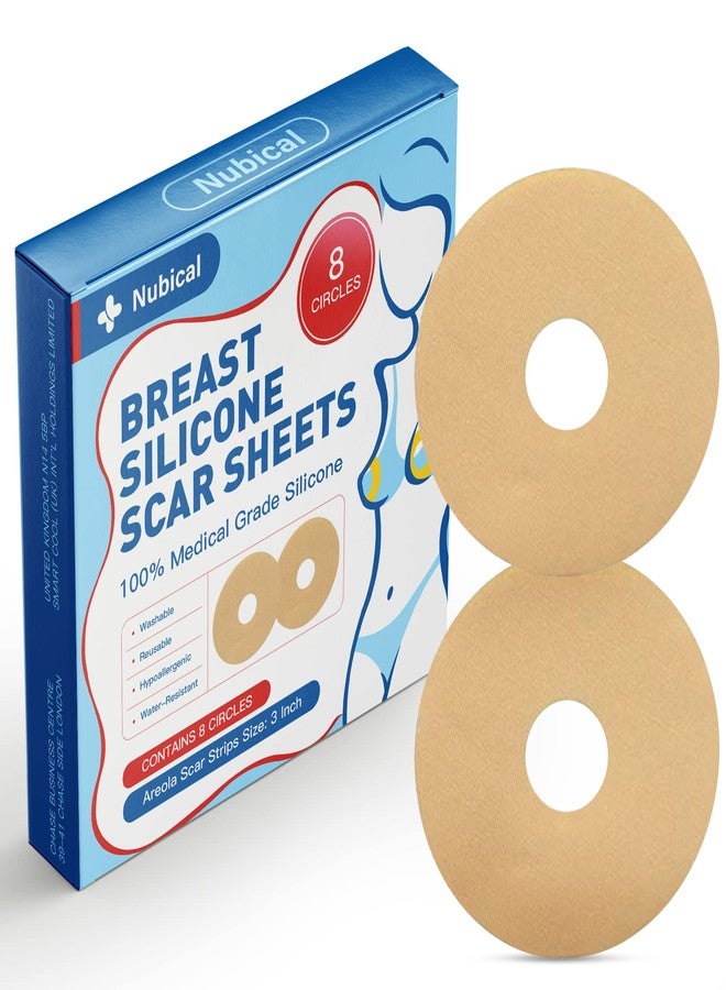 Nubical Medical Silicone Scar Sheets 8 Pack, Breast Scar Treatment After Surgery, Post Surgery Supplies Scar Removal Sheets，Breast Reduction After Surgery for Scars - Image 1
