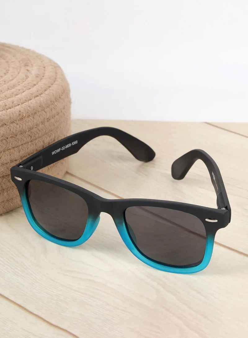 Woggles Ocean depths polarized wayfarer sunglasses