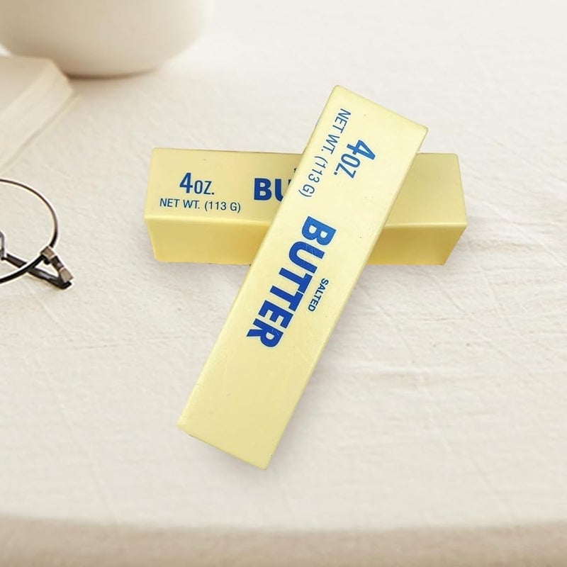 PAPABA Butter Stick Slow Rising Squeeze Toy Salted Butter Bar Slow Rising Figure Stress Relief Fidget Toy for Anxiety Relief Hand Relax - Image 3