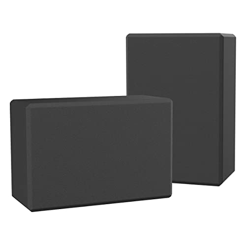 ELKO Yoga Blocks - High-Density EVA Block to Support Improve Strength Aid Balance and Flexibility-Lightweight Odor Resistant | Non-toxic, Non-Slip Workout Bricks 9 x 6 x 4 inches (1 pc.) (Set of 2) - Image 1