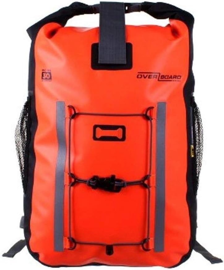 Overboard Pro-Vis Waterproof Backpack - 30 Liters, High Visibility Orange - Image 2
