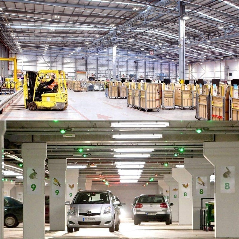 SHOPLED 8FT LED Shop Light - 72W 9360LM 6000K Cool White Ceiling Light Fixtures, T8 LED Tube Lights, 8 Foot Shop Lights for Garage Workshop Warehouse, ETL Listed, 4 Pack - Image 5
