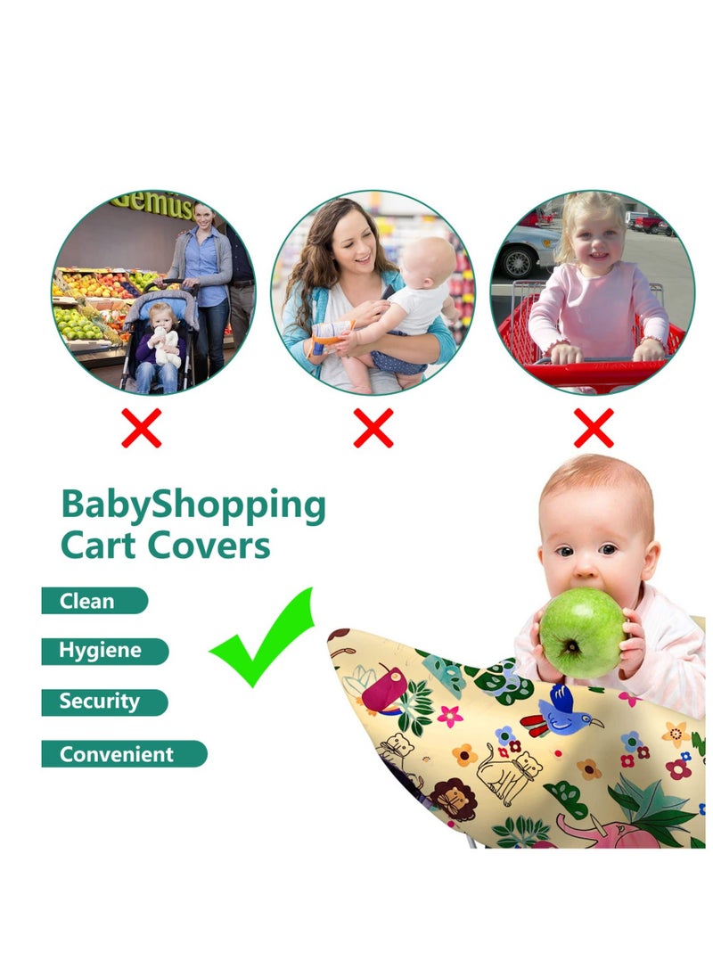 Generic Shopping Cart Cover for Baby, Multifunctional 2-in-1 Baby Shopping Cart Cover, AntiSlip Babies Shopping Cart Cover, Baby Items Gift for Boys Girls, Free tote bag  - Image 3