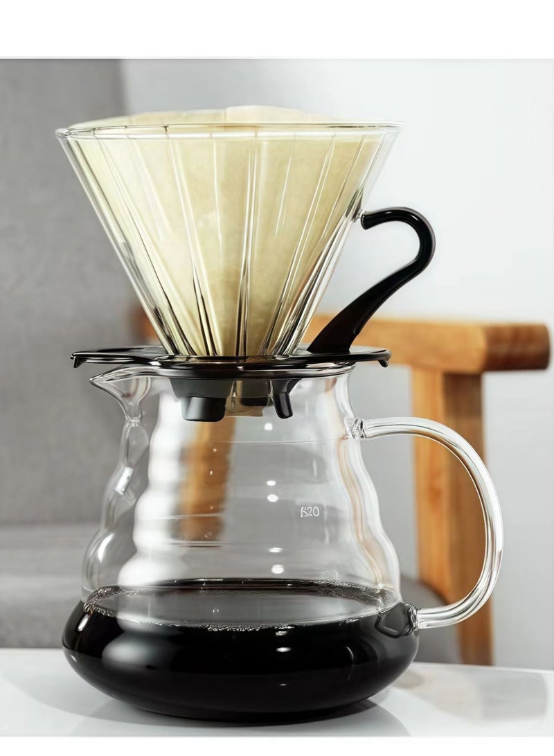 FLYHSO 100 Piece Coffee Paper Filter V60 Size 02 White - Image 3